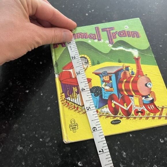 Vintage Animal Train Tell-A-Tale Book by Elizabeth Roberts 1950s Children's Book - Picture 8 of 8